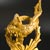 bronzo dorato, pezzo unico h 40 cm
